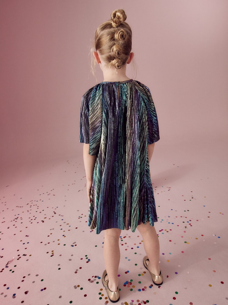Rainbow Shimmer Party Dress (3-14yrs) - Image 2 of 8