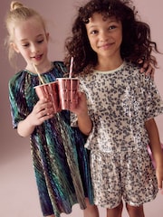 Rainbow Shimmer Party Dress (3-14yrs) - Image 4 of 8