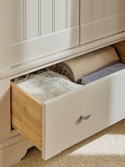 Stone Hampton Painted Oak Slim Double, 1 Drawer Wardrobe - Image 4 of 8