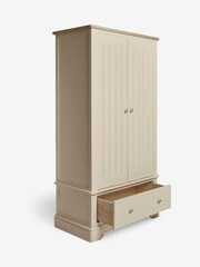 Stone Hampton Painted Oak Slim Double, 1 Drawer Wardrobe - Image 8 of 8
