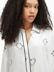 AllSaints White Sofi Escalera Pyjama Set - Image 2 of 6