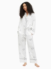 AllSaints White Sofi Escalera Pyjama Set - Image 3 of 6