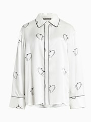 AllSaints White Sofi Escalera Pyjama Set - Image 6 of 6