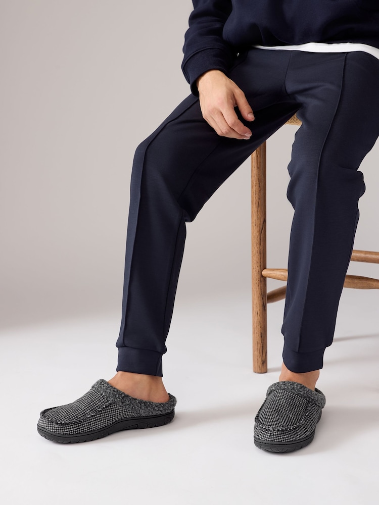 Grey Apron Mule Slippers - Image 1 of 6