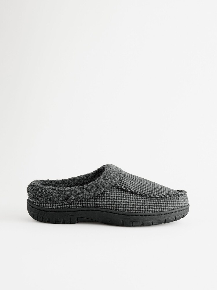 Grey Apron Mule Slippers - Image 2 of 6
