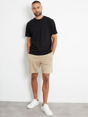 Threadbare Stone Premier Sweat Shorts - Image 3 of 4