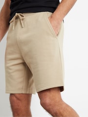 Threadbare Stone Premier Sweat Shorts - Image 4 of 4
