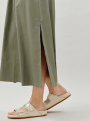 Albaray Green Woven Mix T-Shirt Dress - Image 5 of 6