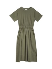 Albaray Green Woven Mix T-Shirt Dress - Image 6 of 6