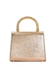 Dune London Gold Chrome Bolenna Brooch Trim Bag - Image 4 of 6