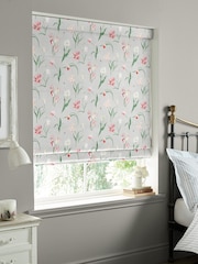 Sophie Allport Grey Tulip Made to Measure 100% Cotton Roman Blinds - Image 5 of 6