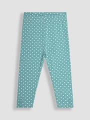 JoJo Maman Bébé Pink Homestead Friends 2-Pack Autumn Ditsy Floral Leggings - Image 5 of 8