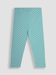 JoJo Maman Bébé Pink Homestead Friends 2-Pack Autumn Ditsy Floral Leggings - Image 6 of 8