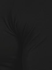 Tailored Athlete Black Muscle Fit Jersey Buttonless Polo Shirt - Image 2 of 2