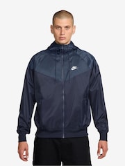 Nike Obsidian/Navy Sportswear Windrunner Hooded Jacket - Image 1 of 3