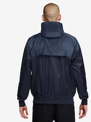 Nike Obsidian/Navy Sportswear Windrunner Hooded Jacket - Image 2 of 3