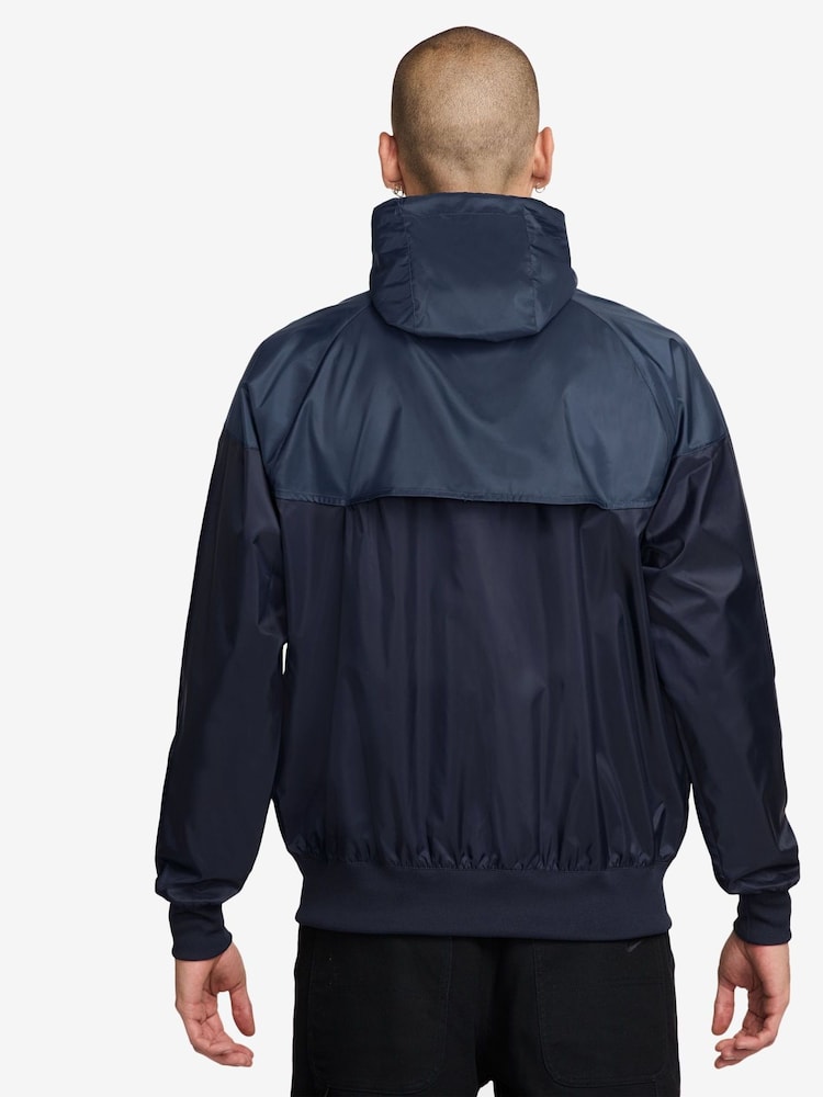 Nike Obsidian/Navy Sportswear Windrunner Hooded Jacket - Image 2 of 3