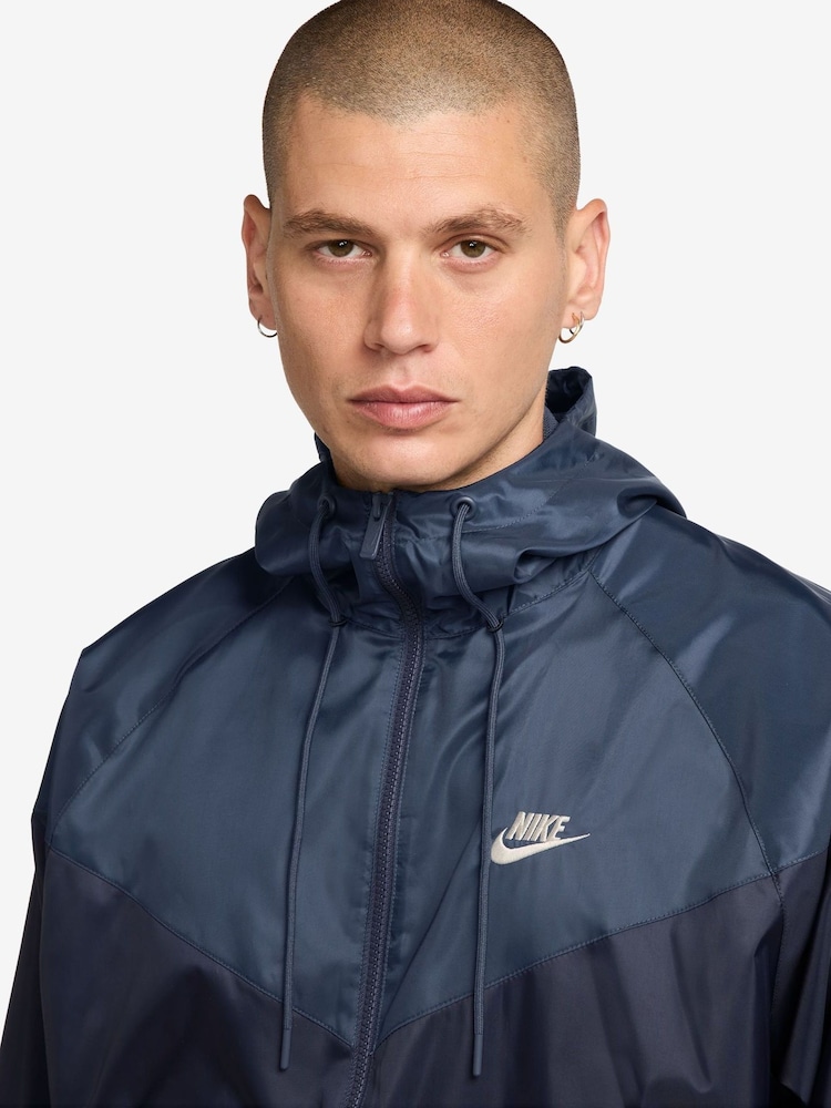 Nike Obsidian/Navy Sportswear Windrunner Hooded Jacket - Image 3 of 3