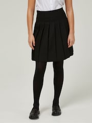 Trutex Black 18" Stitch Down Permanent Pleats School Skirt (10-17 Yrs) - Image 2 of 6