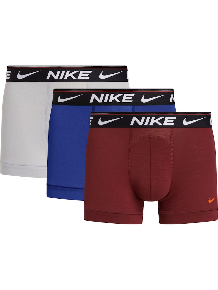 Nike Burgundy Burgundy Boxers 3 Pack - Image 1 of 1 Nike Burgundy Burgundy Boxers 3 Pack - Image 1 of 1