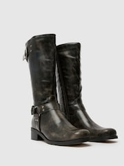 Schuh Amina Hardare Biker Black Boots - Image 2 of 4