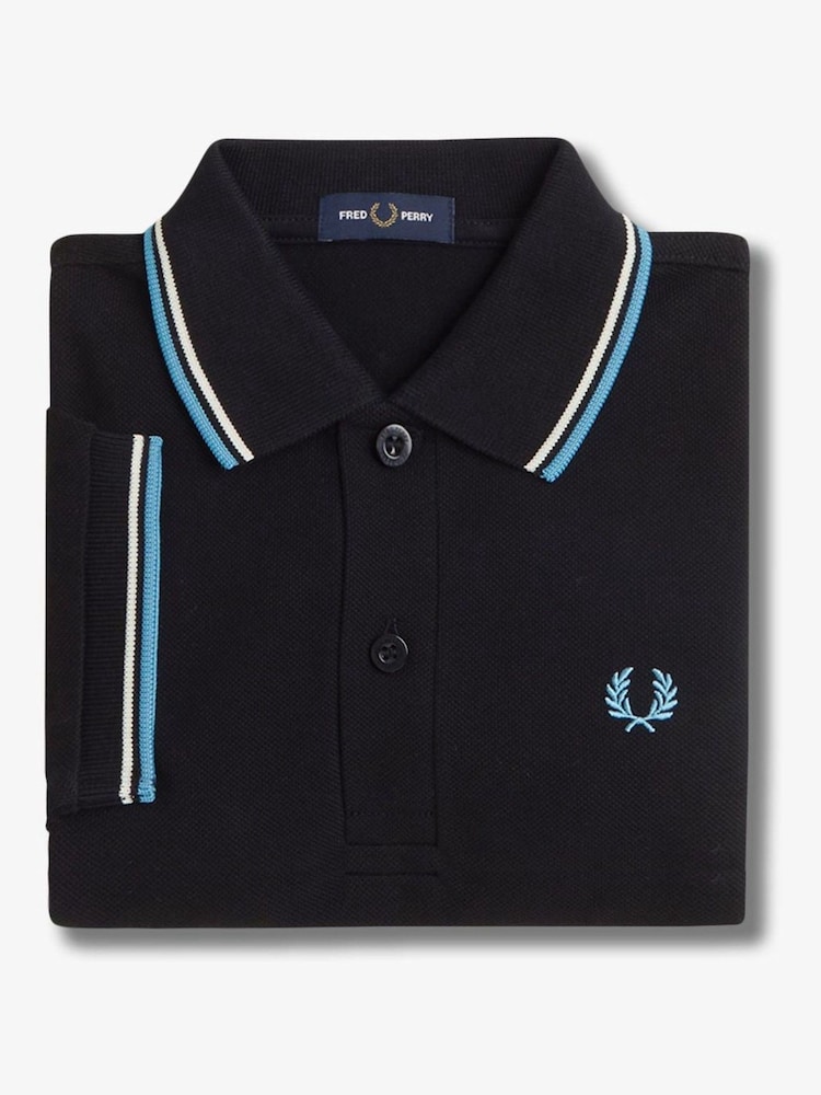 Fred Perry Kids Twin Tipped Polo Shirt - Image 3 of 3