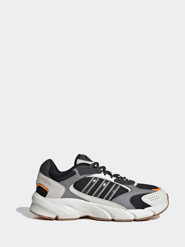 adidas Black/White Crazychaos Grand Court Trainers - Image 1 of 8
