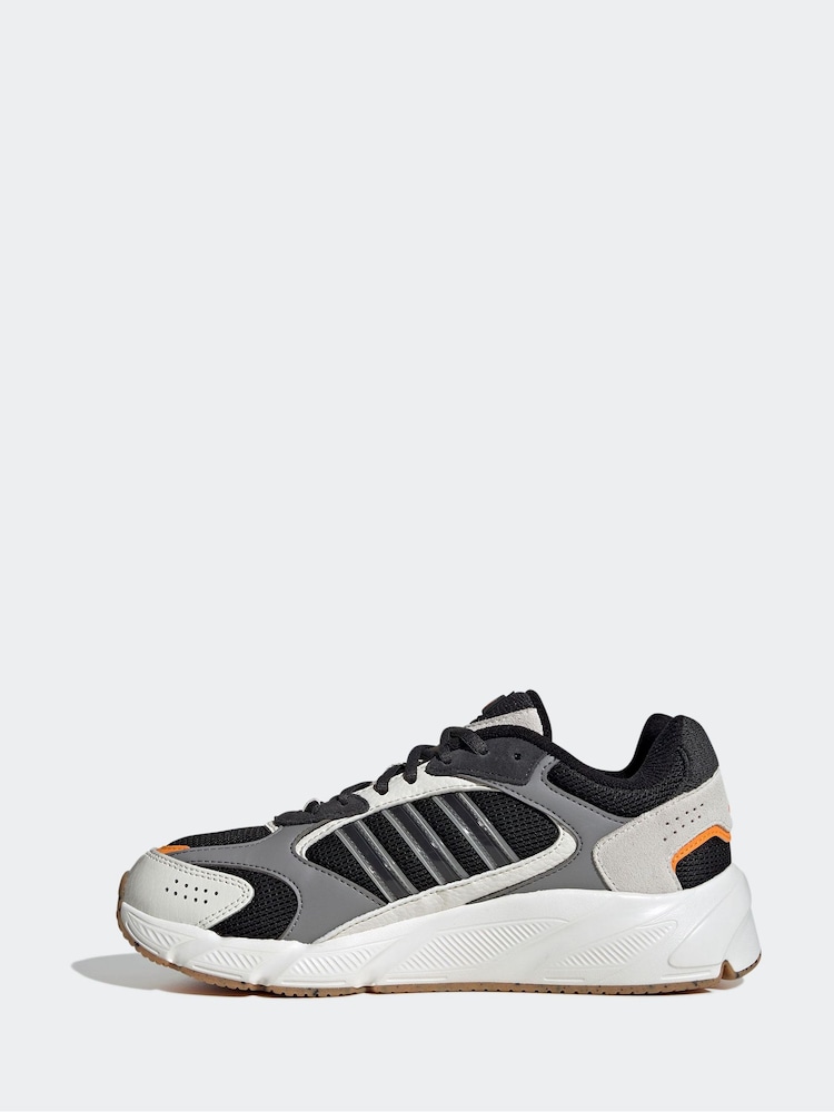 adidas Black/White Crazychaos Grand Court Trainers - Image 2 of 8