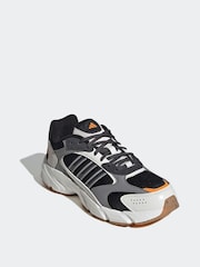 adidas Black/White Crazychaos Grand Court Trainers - Image 3 of 8