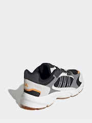 adidas Black/White Crazychaos Grand Court Trainers - Image 4 of 8