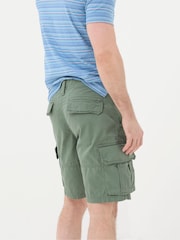 FatFace Bude Green Ripstop Cargo Shorts - Image 2 of 4