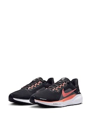 Nike Black/Orange Pegasus 41 Road Running Trainers - Image 3 of 8