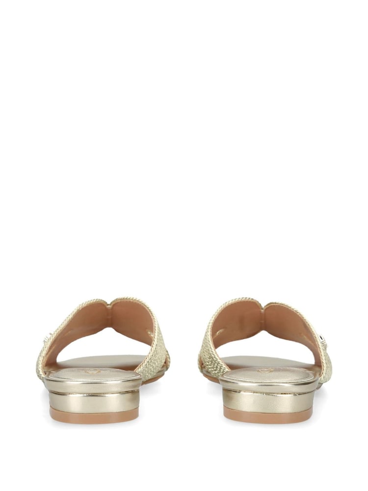 Carvela Chrome Gala Mule Jewel Sandals - Image 5 of 5