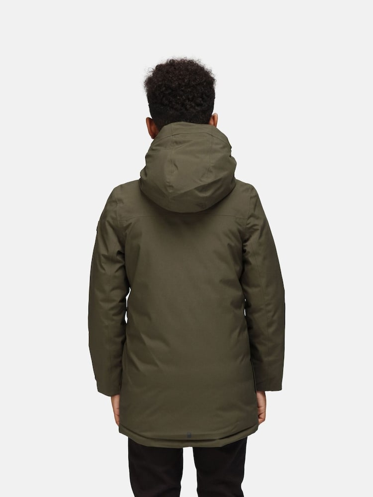 Verde - Regatta Junior Yewbank Waterproof Jacket - Imagem 2 de 5