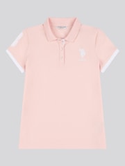 Roze - U.S. Polo Assn. Player 3 Womens Pique Polo Shirt - Image 7 of 8