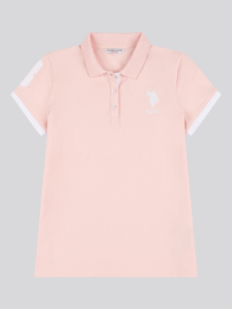 Roze - U.S. Polo Assn. Player 3 Womens Pique Polo Shirt - Image 7 of 8