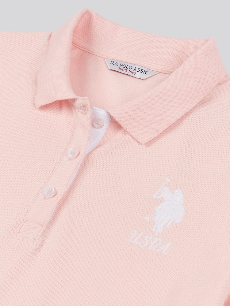 Roze - U.S. Polo Assn. Player 3 Womens Pique Polo Shirt - Image 8 of 8