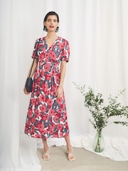 Seasalt Cornwall Pink Birch Leaf Dress - Image 1 of 8