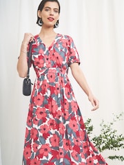 Seasalt Cornwall Pink Birch Leaf Dress - Image 2 of 8
