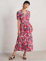 Seasalt Cornwall Pink Birch Leaf Dress - Image 4 of 8