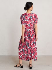 Seasalt Cornwall Pink Birch Leaf Dress - Image 5 of 8