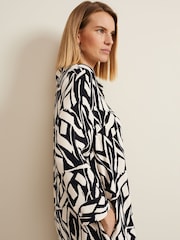 Phase Eight Black Geo Ruby Tunic Dress - Image 5 of 6