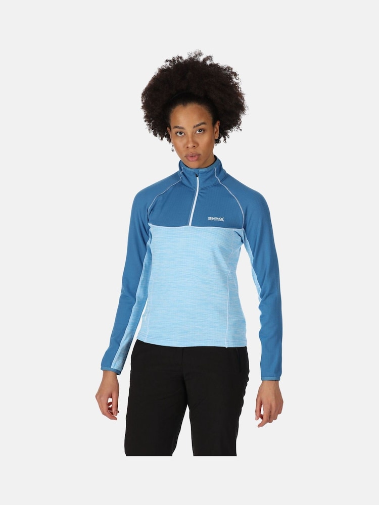 Regatta Blue Hepley Lightweight Half Zip Fleece - Image 1 of 6