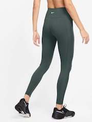 Nike Green One Wrap High Waisted 7/8 Leggings - Image 2 of 4