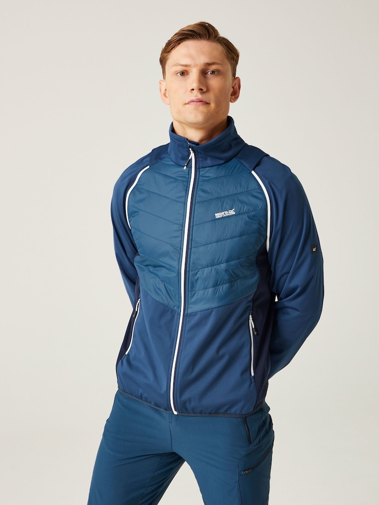 Regatta Blue Steren II Hybrid Waterproof Jacket - Image 1 of 9
