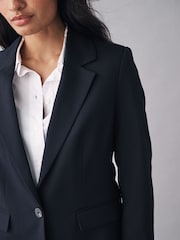 Navy Blue Heavy Duty Tailored Blazer - Image 4 of 6
