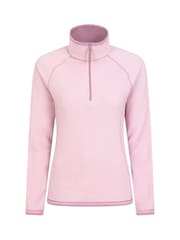 Mountain Warehouse Dark Pink Womens Montana Half Zip Fleece - Image 1 of 5