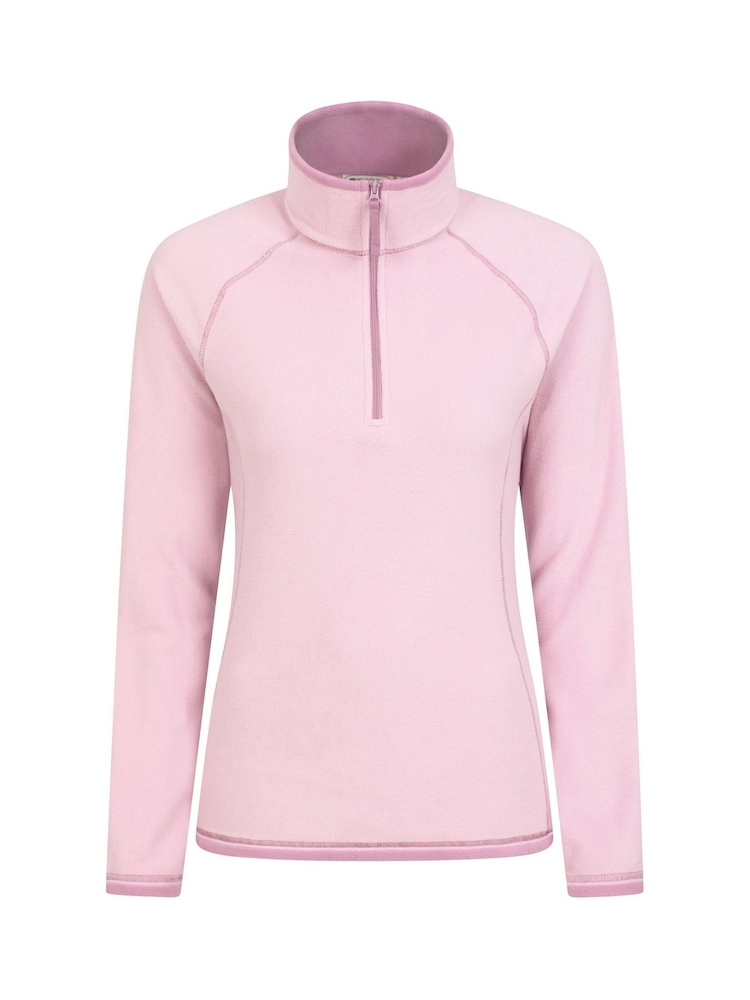 Mountain Warehouse Dark Pink Womens Montana Half Zip Fleece - Image 1 of 5