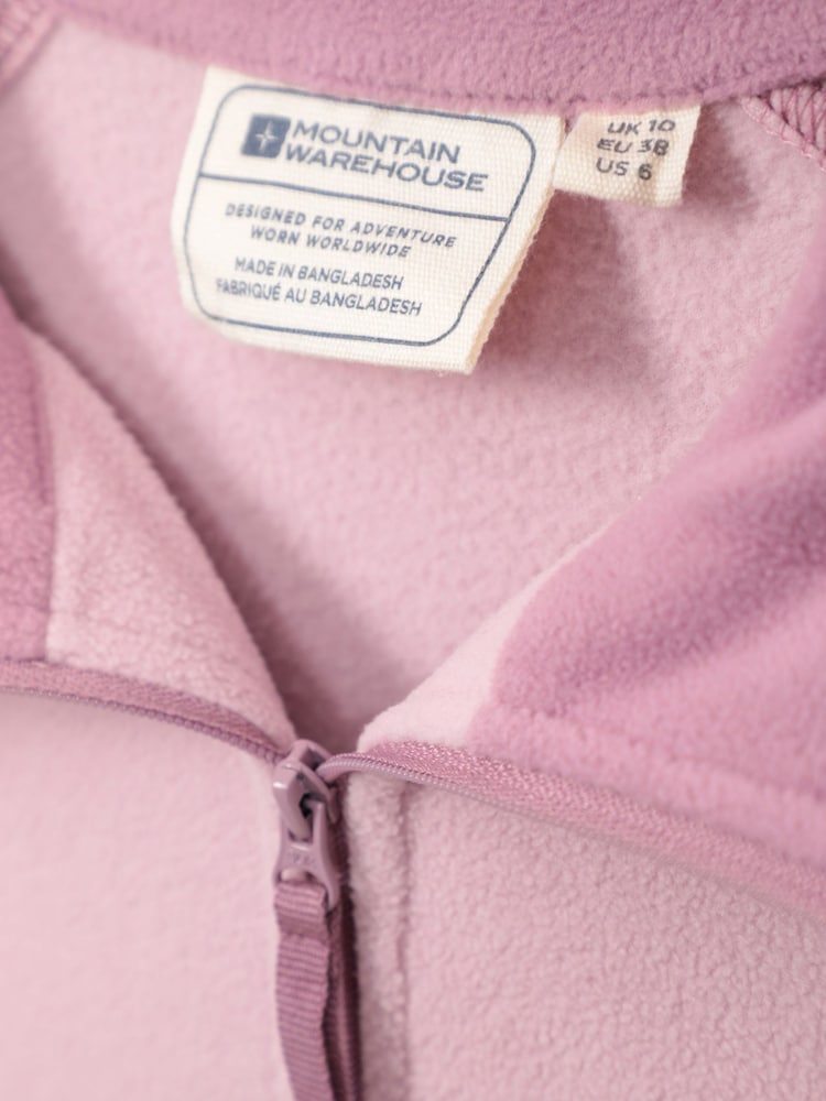 Mountain Warehouse Dark Pink Womens Montana Half Zip Fleece - Image 5 of 5