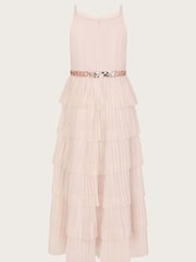 Monsoon Pink Fiorella Ruffle Prom Dress - Image 2 of 3